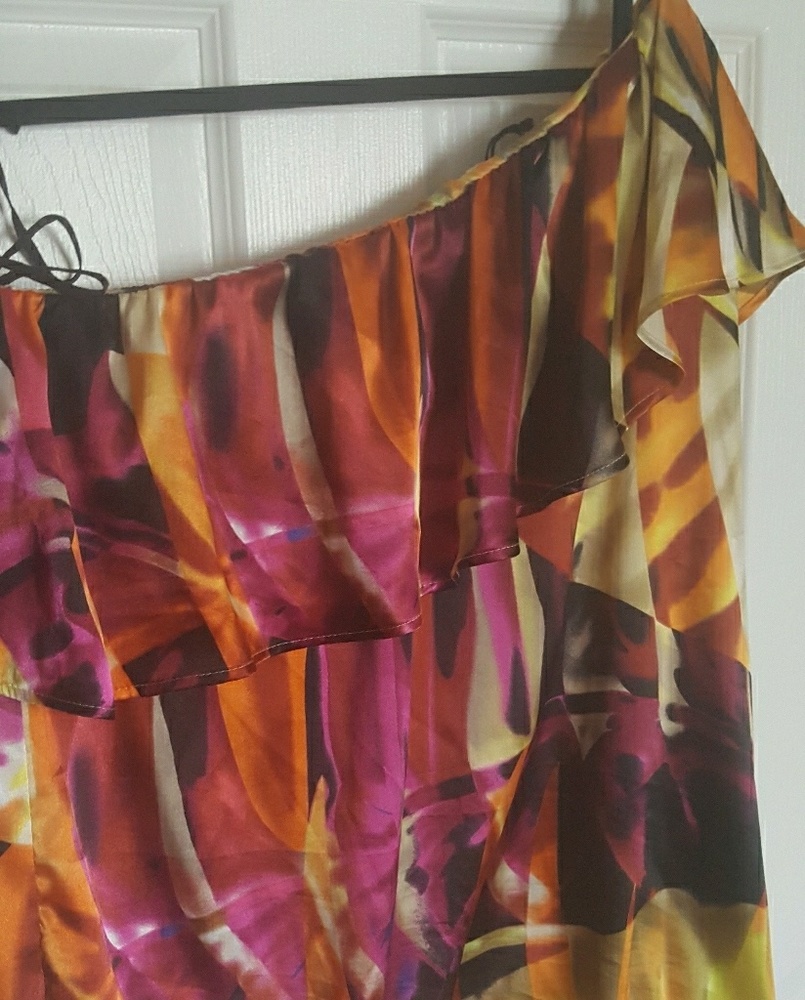 Ashley Stewart cold shoulder shirt.